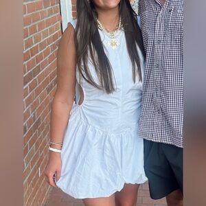 Anthropologie Maeve White Dress